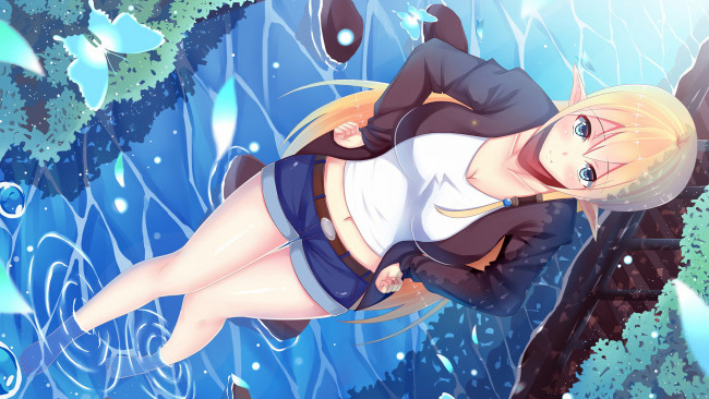 Обои картинки фото аниме, gate, девушка