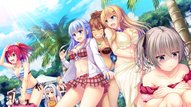 Обои картинки фото аниме, iyashi no megami no marmot, девушки