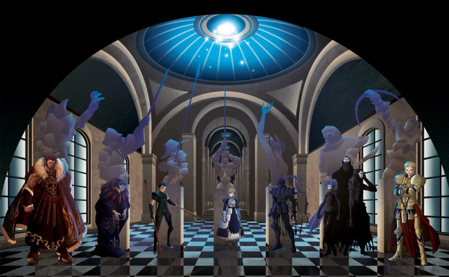 Обои картинки фото аниме, fate, zero, судьба, начало