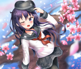 Картинка аниме kantai+collection девочка