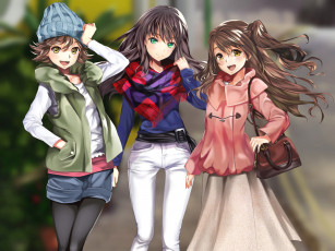 Картинка аниме unknown +другое+ девушки