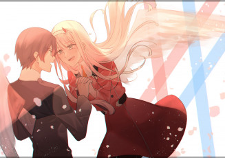 Картинка аниме darling+in+the+frankxx darling in the frankxx девушка милый во франксе