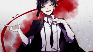 Картинка аниме bungou+stray+dogs бродячие псы литературные гении