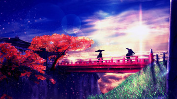 Картинка аниме пейзажи +природа пейзаж