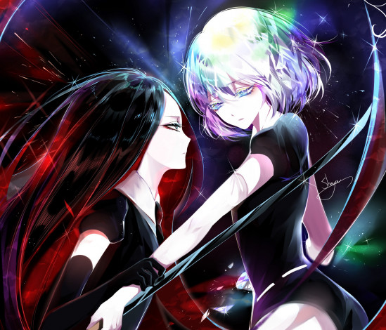 Обои картинки фото аниме, houseki no kuni, девушка