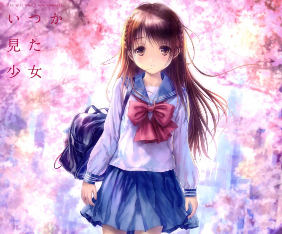 Обои картинки фото аниме, unknown,  другое , девушка