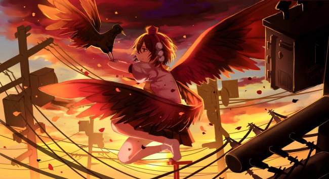 Обои картинки фото аниме, touhou, девушка