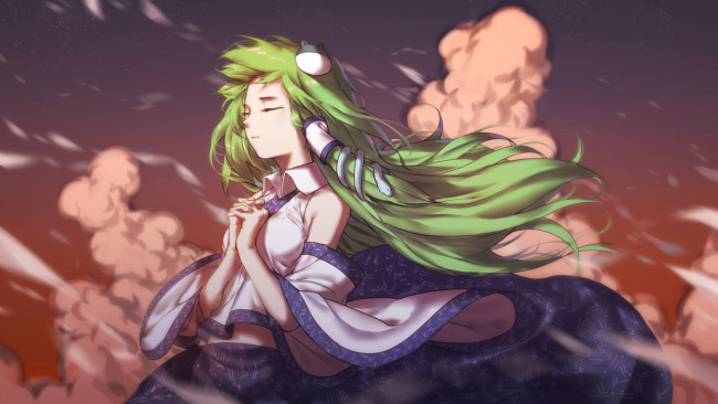 Обои картинки фото аниме, vocaloid, девушка