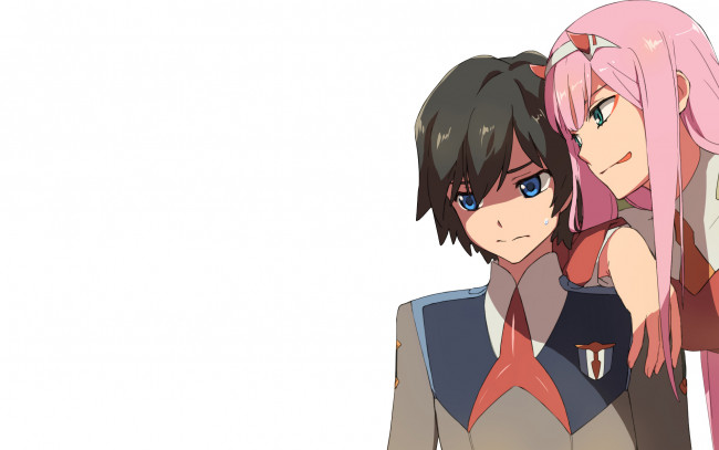 Обои картинки фото аниме, darling in the frankxx, девушка, милый, во, франксе, darling, in, the, frankxx