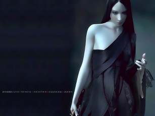 Картинка календари 3д-графика девушка calendar 2019