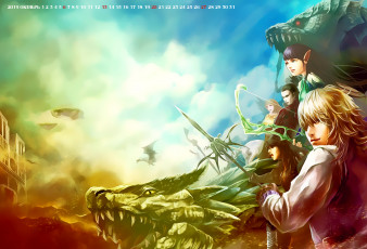 Картинка календари фэнтези существо люди calendar 2019