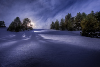 Картинка природа зима простор