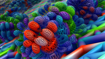 Картинка 3д+графика абстракция+ abstract узор цвет фон