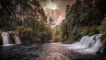 Картинка природа водопады простор