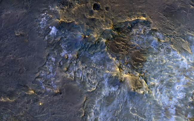 Обои картинки фото нептун, космос, планета, вселенная, поверхность, грунт, синева, горизонт, пространство, пустыня, атмосфера