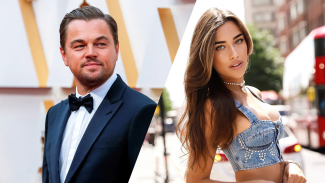 Обои картинки фото разное, люди, леонардо, дикаприо, мария, берегова, актер, мужчина, модель, коллаж