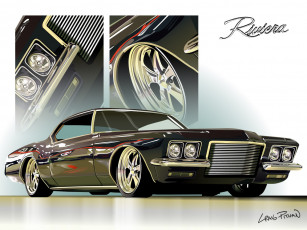 Картинка riviera автомобили buick