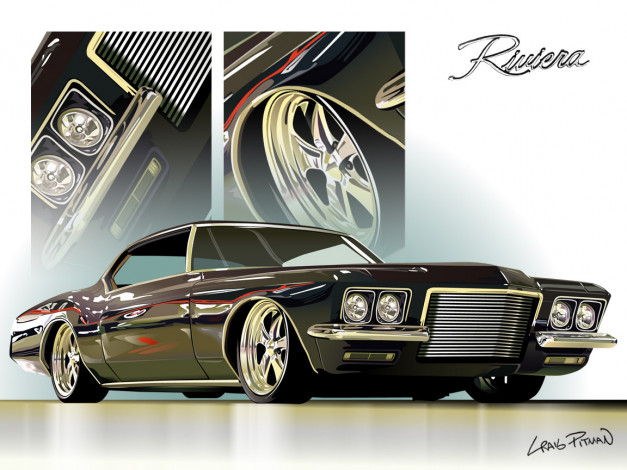 Обои картинки фото riviera, автомобили, buick
