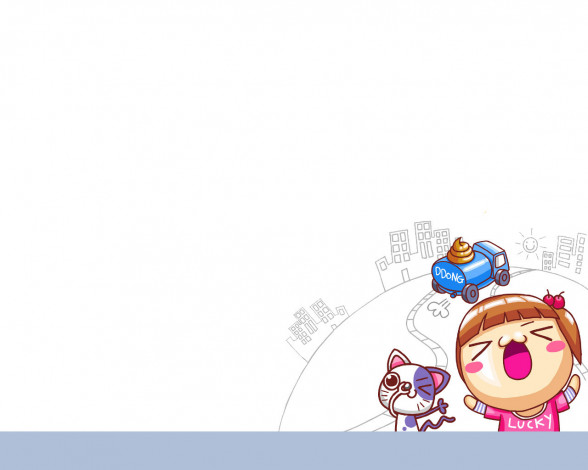 Обои картинки фото рисованные, дети