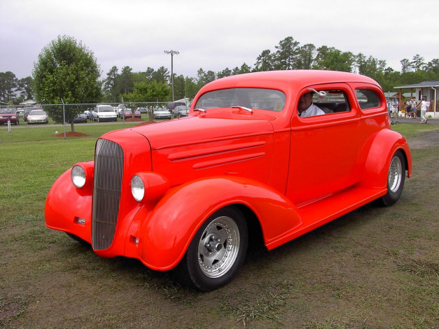 Обои картинки фото 1936, chevrolet, sedan, hot, rod, classic, автомобили, hotrod, dragster