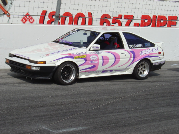 Обои картинки фото ae86, автомобили, toyota