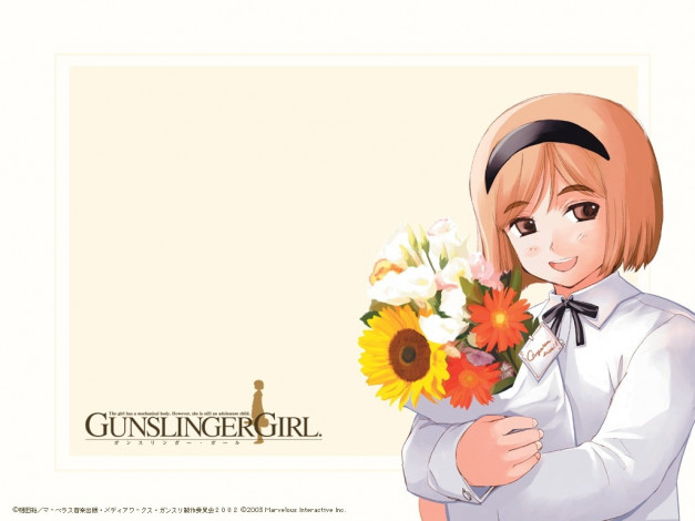 Обои картинки фото аниме, gun, slinger, girl