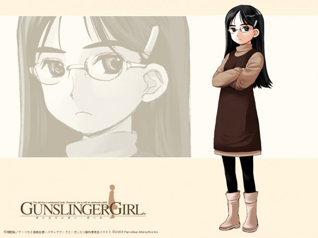 Обои картинки фото аниме, gun, slinger, girl