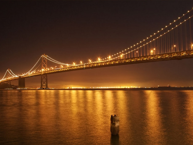 Обои картинки фото золотой, сан, франциско, авт, miku, города, сша