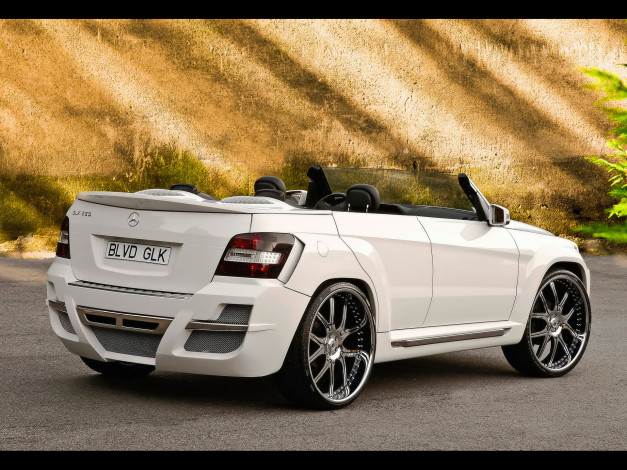 Обои картинки фото 2008, mercedes, benz, glk, urban, whip, by, boulevard, customs, автомобили
