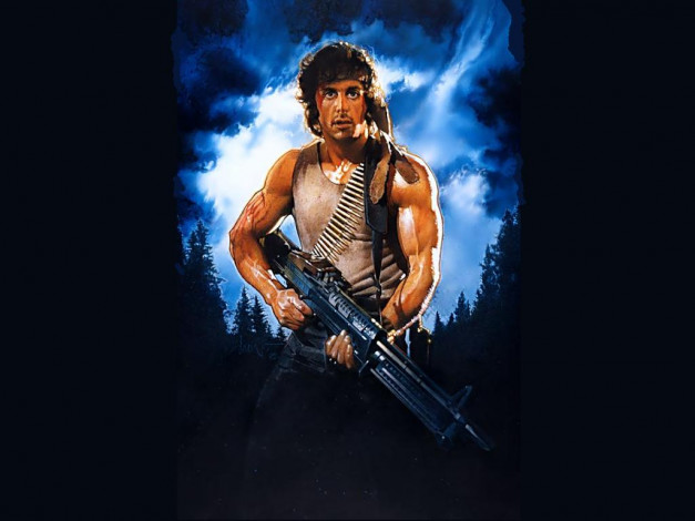 Обои картинки фото кино, фильмы, rambo, first blood