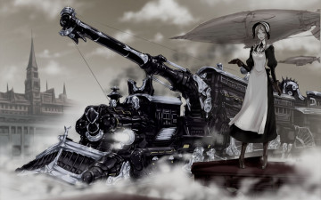 Картинка аниме weapon blood technology