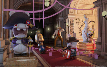 Картинка raving rabbids travel in time видео игры