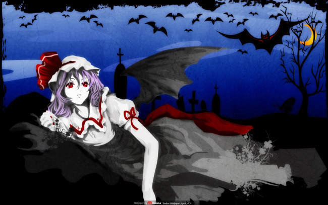 Обои картинки фото touhou, аниме