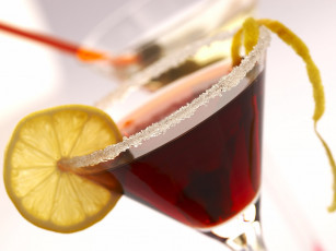 Картинка еда напитки коктейль сахарный ободок апельсин цедра бокал