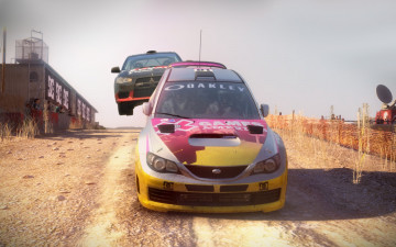 Картинка dirt видео игры dirt-2 subaru wrx sti wrc авто игра