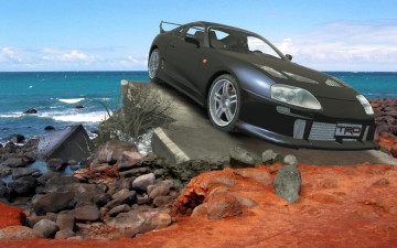 Картинка gta iv supra видео игры grand theft auto toyota гта 4