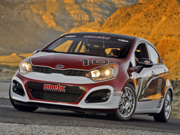 Обои картинки фото kia, rio, spec, racer, автомобили