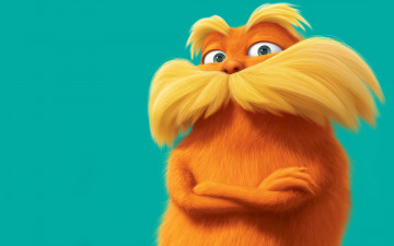 обоя лоракс, мультфильмы, dr, seuss`, the, lorax