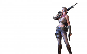 Картинка point blank видео игры девушка оружие автомат