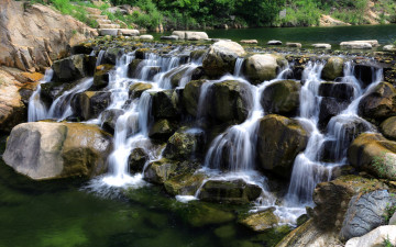 Картинка природа реки озера камни ручей