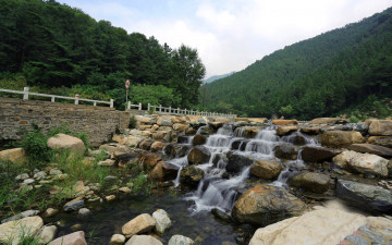 Картинка природа реки озера камни ручей