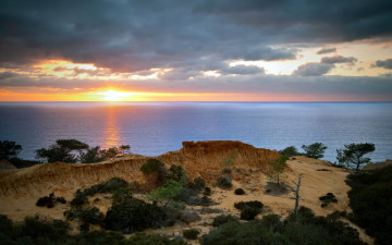 Картинка природа восходы закаты море закат побережье