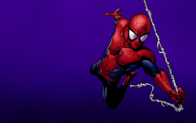 Обои картинки фото Человек, паук, рисованные, комиксы, паутина, spider-man, Человек-паук