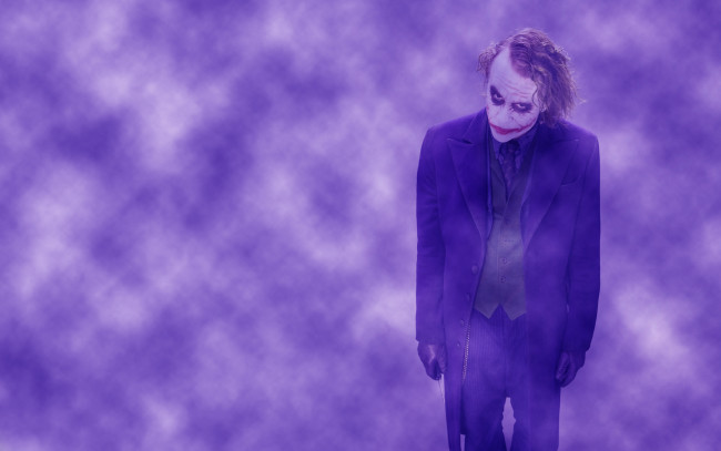 Обои картинки фото темный, рыцарь, кино, фильмы, the, dark, knight, бэтмен, batman, джокер, joker, фиолетовый