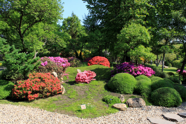 Обои картинки фото Чехия, прага, ботанический, сад, природа, парк