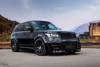 Картинка 2013 lumma design clr black carbon based on land rover range автомобили тюнинг