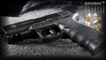 обоя календари, оружие, пистолет