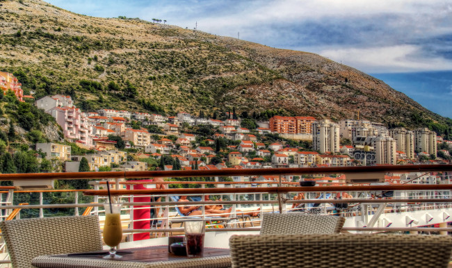 Обои картинки фото города, дубровник, хорватия, побережье, море, дома