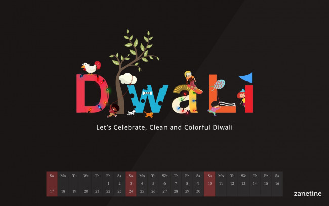 Обои картинки фото календари, рисованные, векторная, графика, фон, буквы, дети, дерево