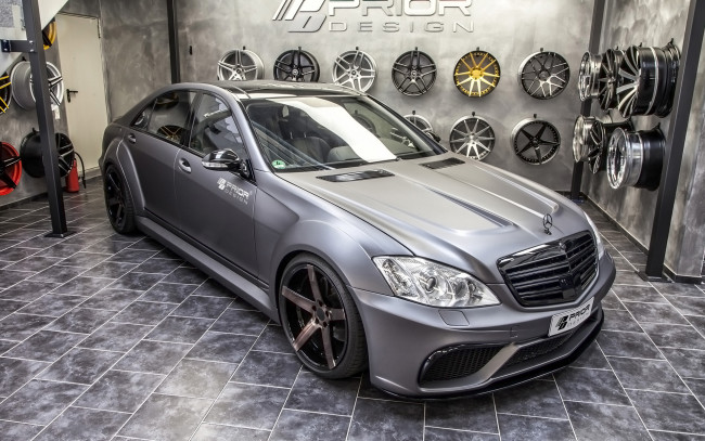 Обои картинки фото 2014-prior-design-mercedes-benz-s-class-v3-widebody, автомобили, mercedes-benz, prior